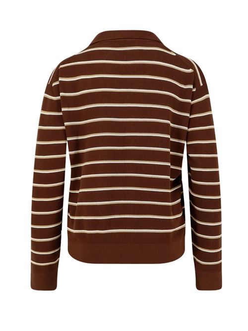 Striped polo shirt MIU MIU | MML03E183MF0324